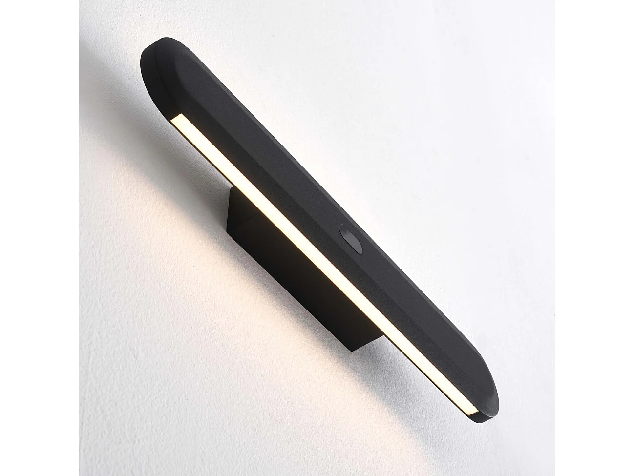 Applique murale tactile sans contact LED dimmable noire  - Aika