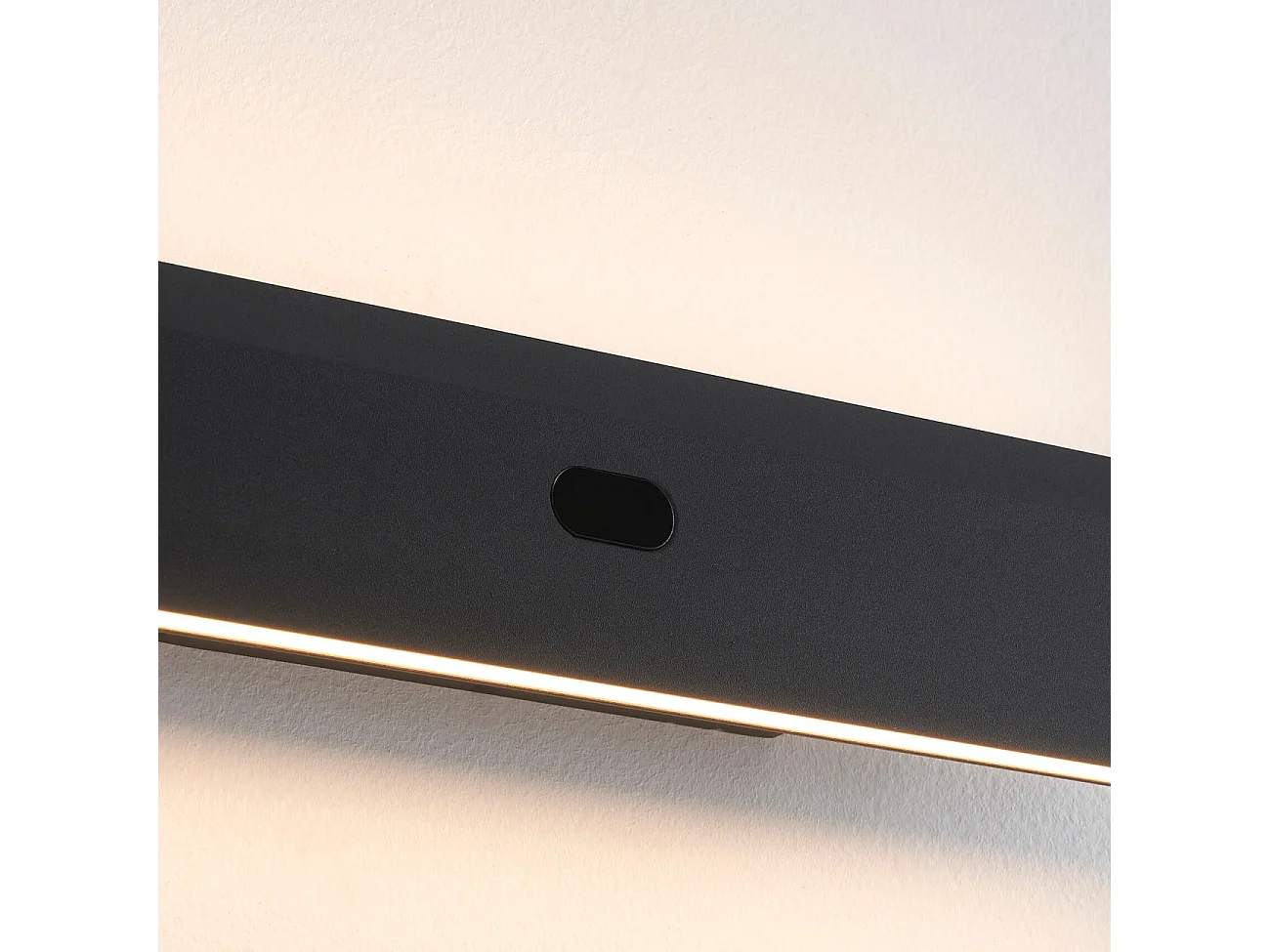 Applique murale tactile sans contact LED dimmable noire  - Aika