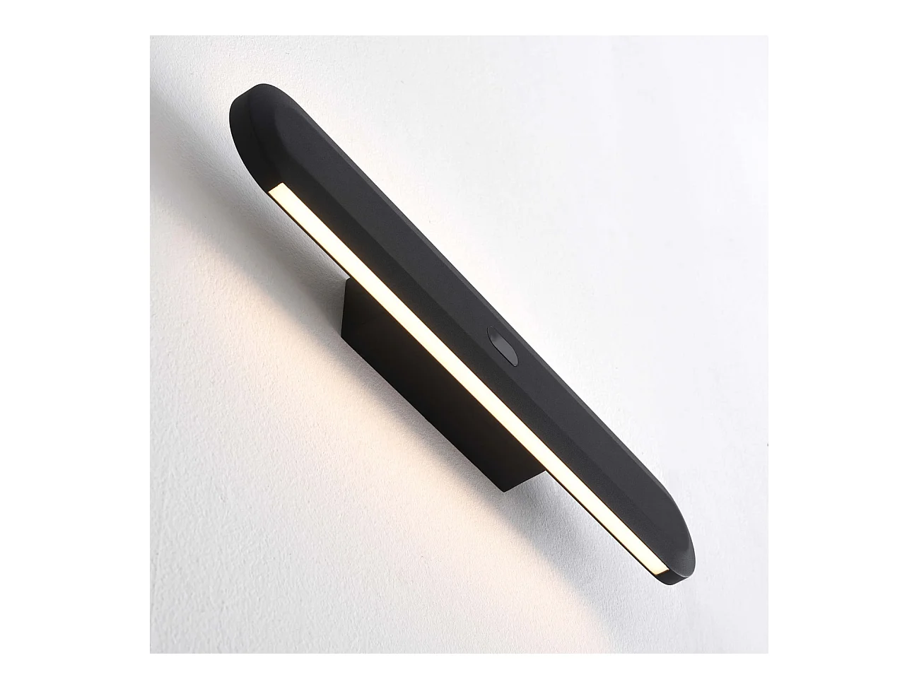 Applique murale tactile sans contact LED dimmable noire  - Aika