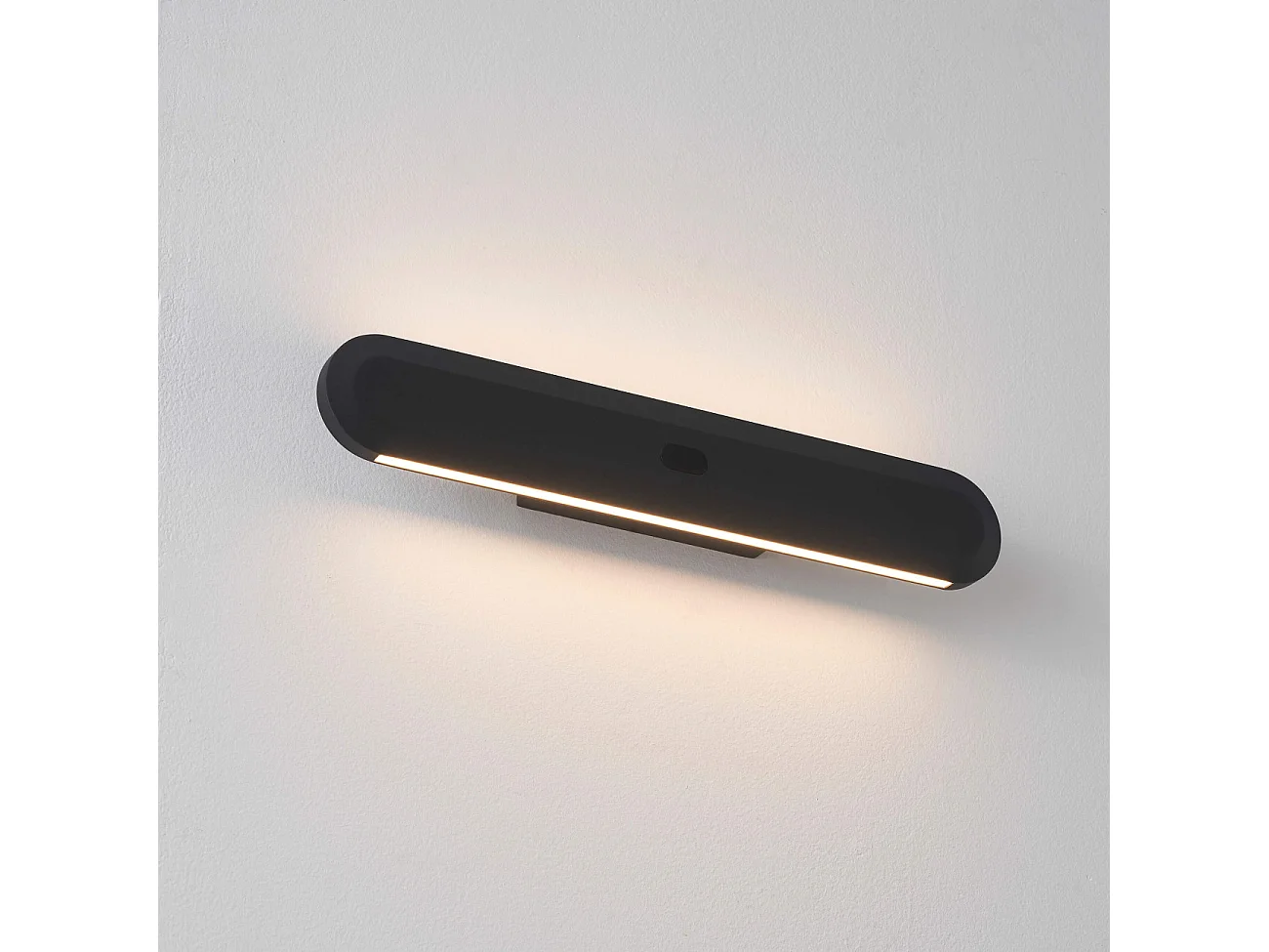 Applique murale tactile sans contact LED dimmable noire  - Aika