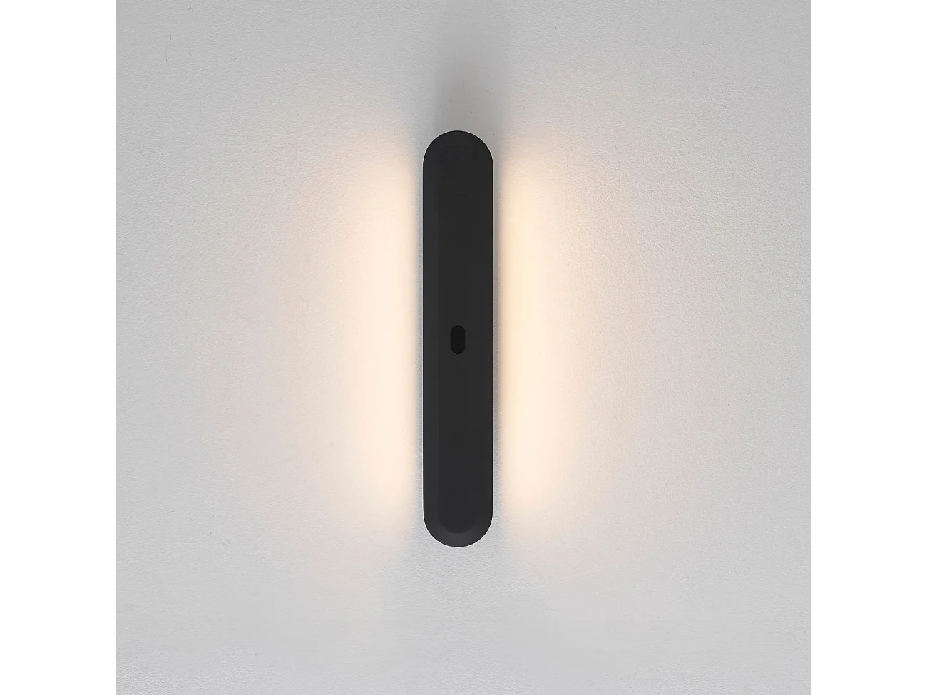 Applique murale tactile sans contact LED dimmable noire  - Aika
