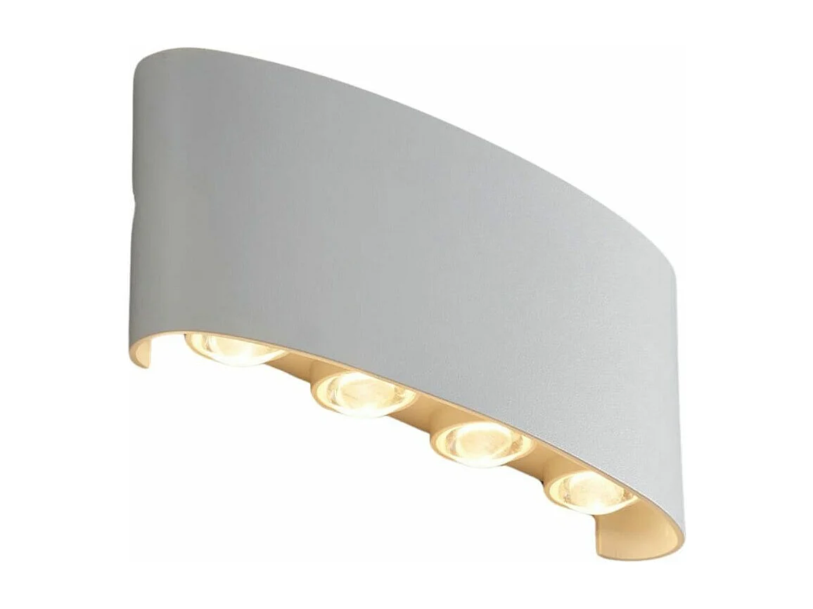 Applique multi faisceaux LED blanc IP54 - Prisma