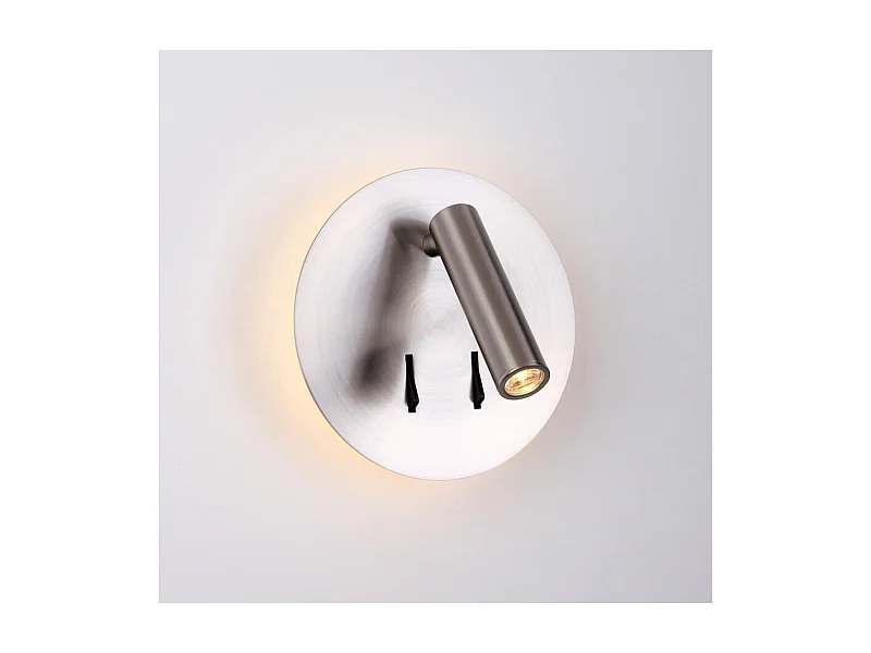 Liseuse tendance double LED et interrupteur -  Bilbao