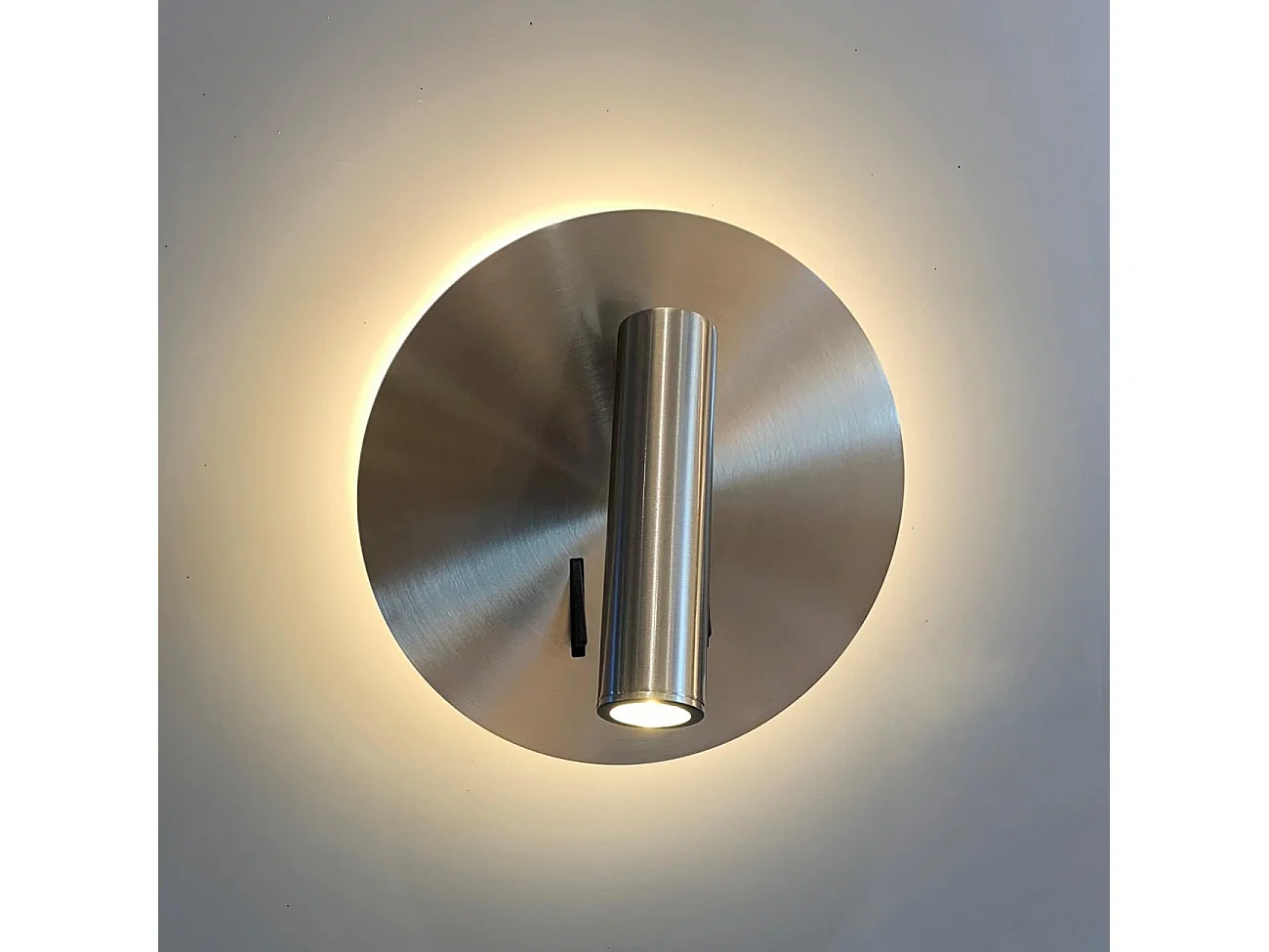 Liseuse tendance double LED et interrupteur -  Bilbao