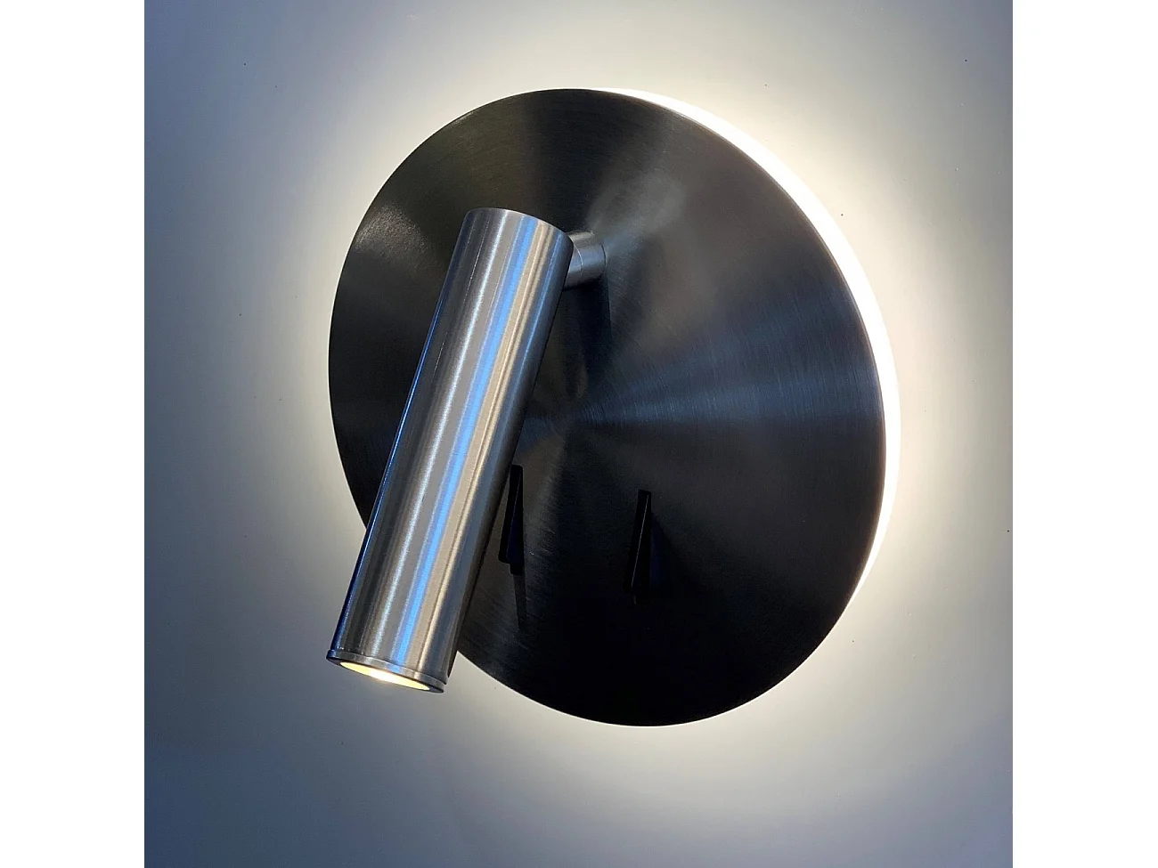 Liseuse tendance double LED et interrupteur -  Bilbao