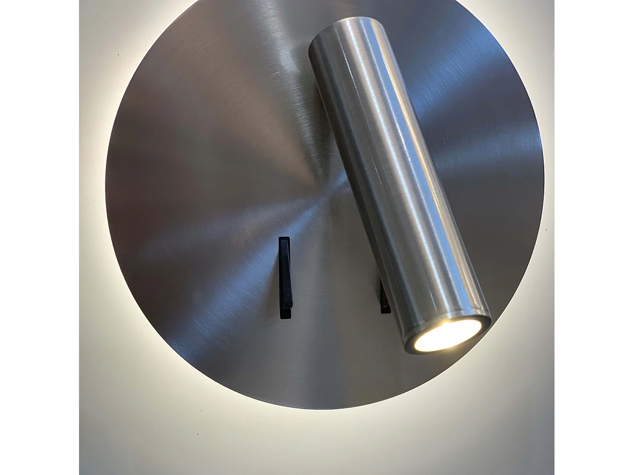 Liseuse tendance double LED et interrupteur -  Bilbao