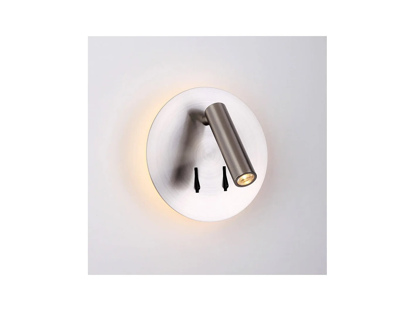 Liseuse tendance double LED et interrupteur -  Bilbao