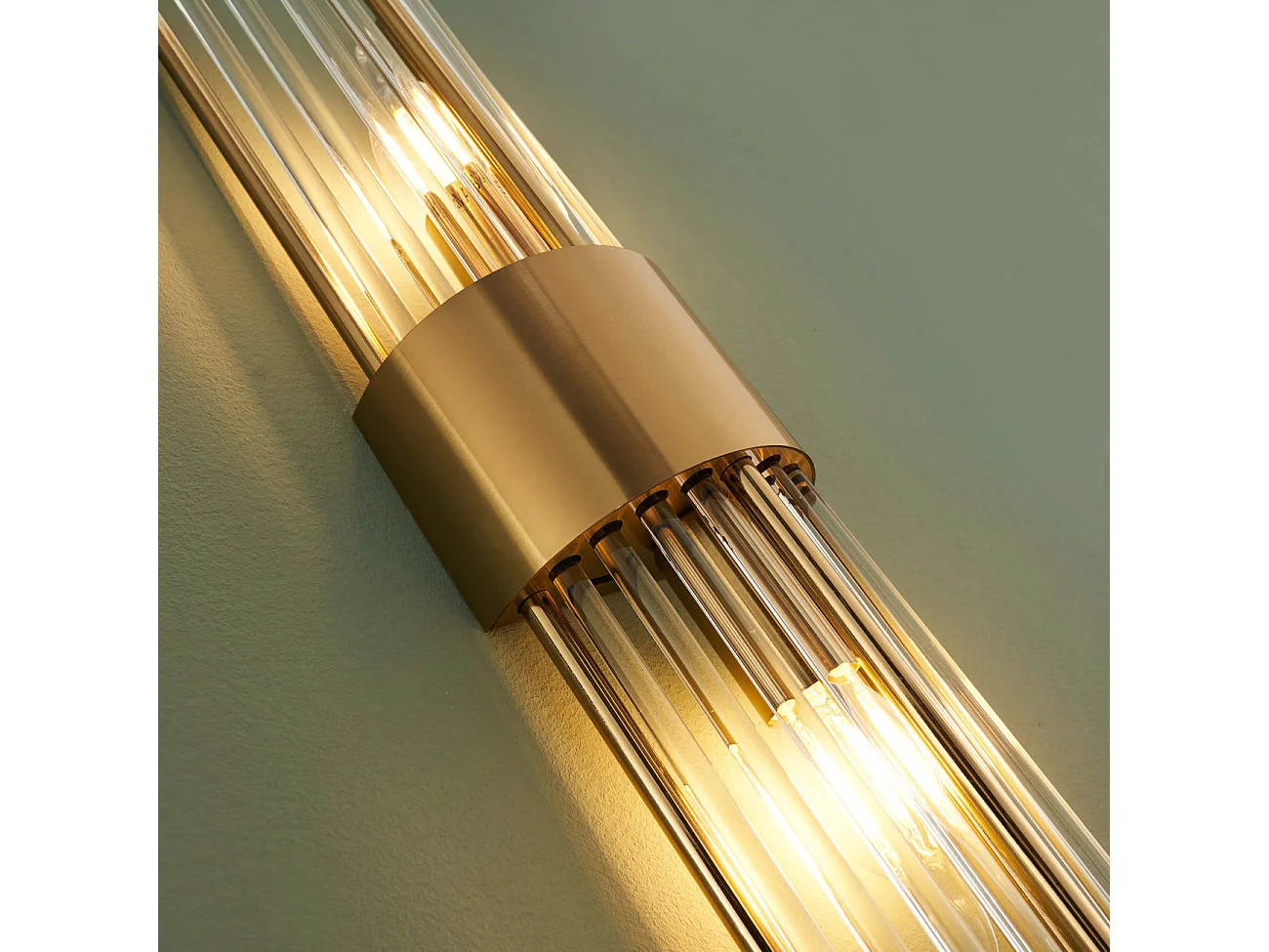 Grande applique art déco pampilles en cristal - Dania