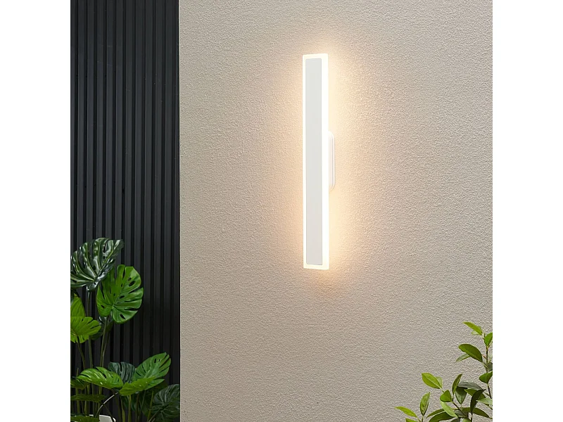 Applique blanche LED intérieur ou extérieur 62,5 cm - Mattea