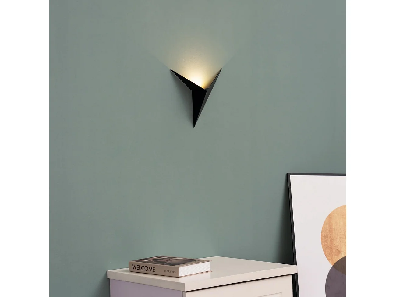 Applique murale LED ultra design - Noir - London