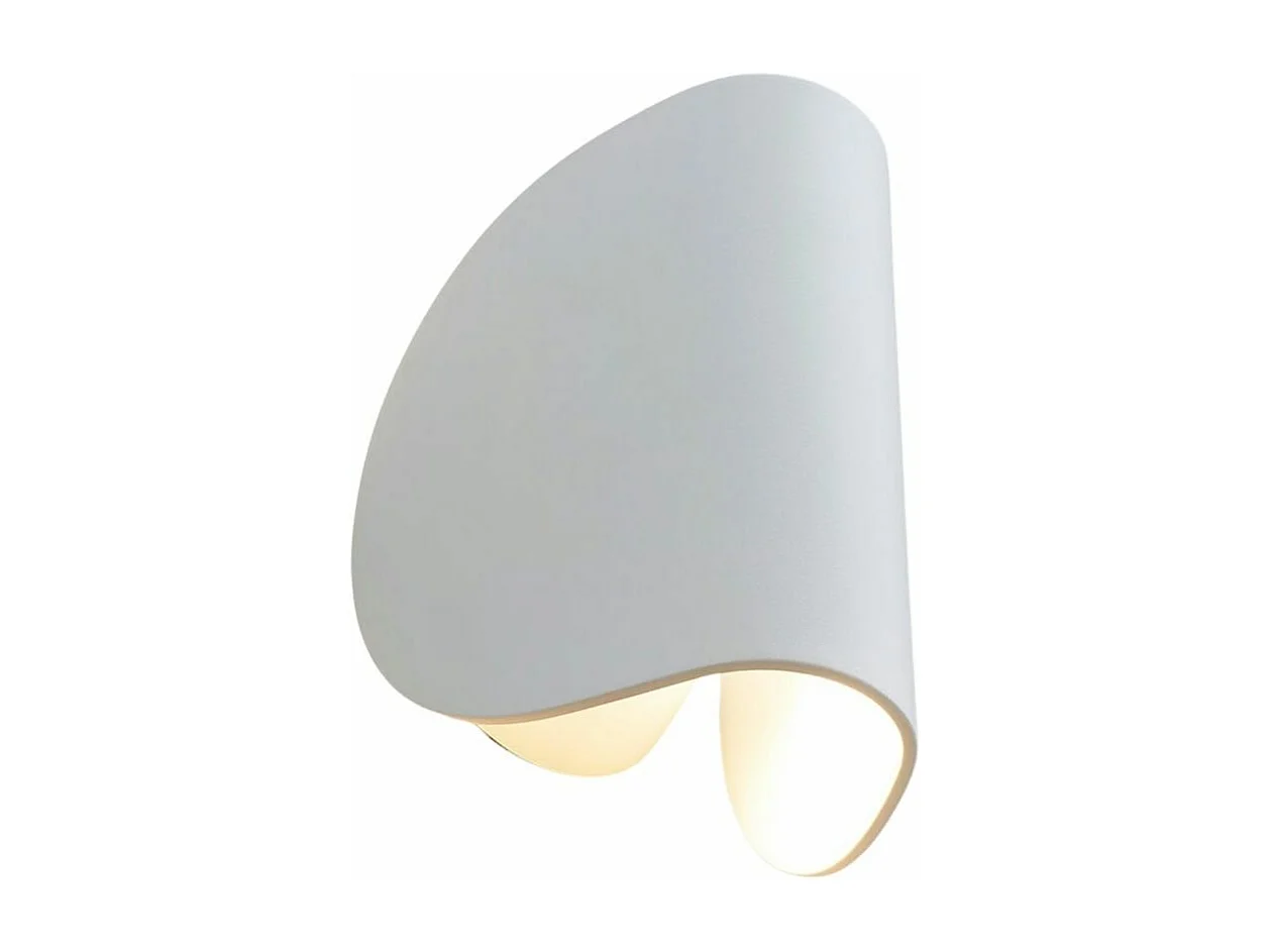 Applique blanche aluminium orientable IP54 - Notte