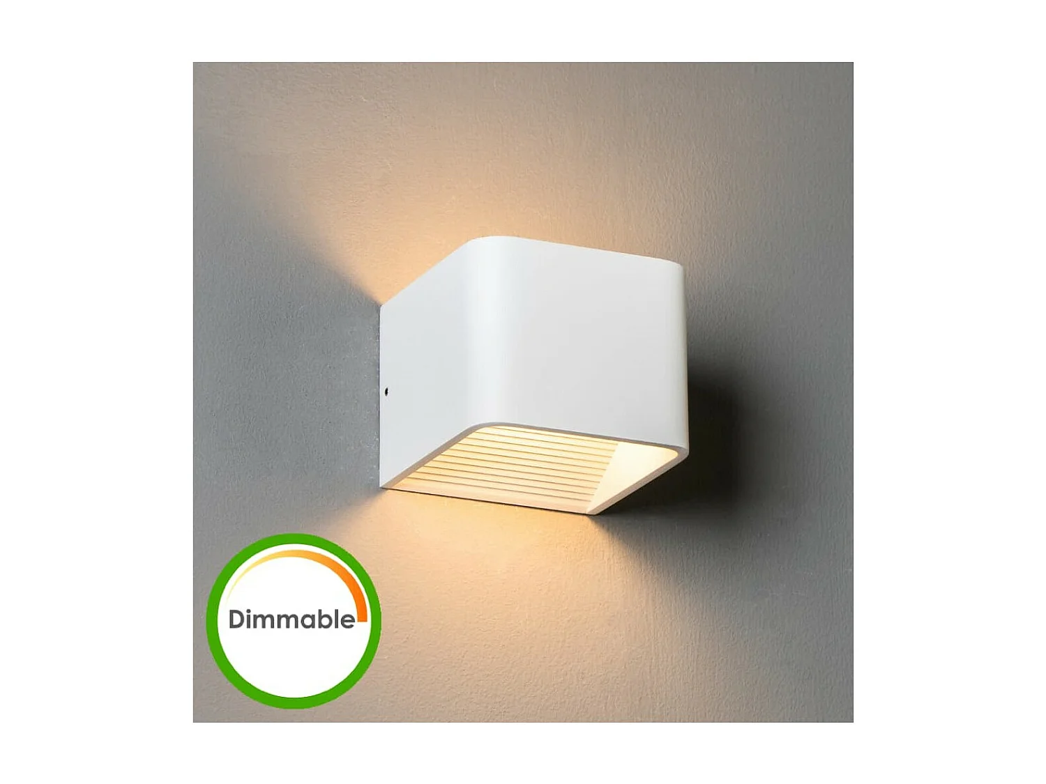Applique Murale LED 6W compatible avec variateur - 10cm - Quadra