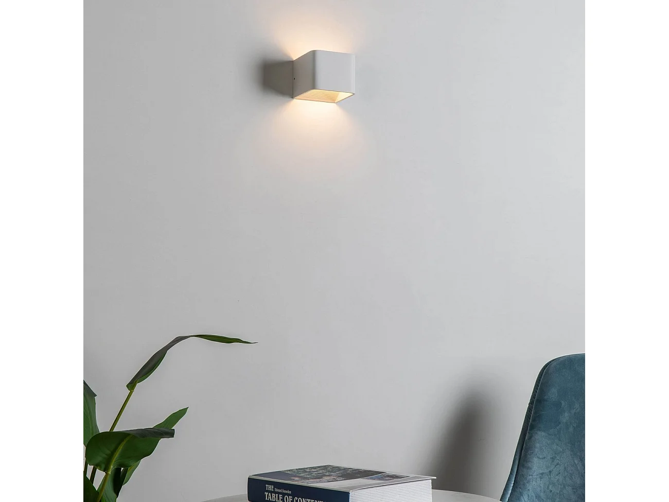 Applique Murale LED 6W compatible avec variateur - 10cm - Quadra