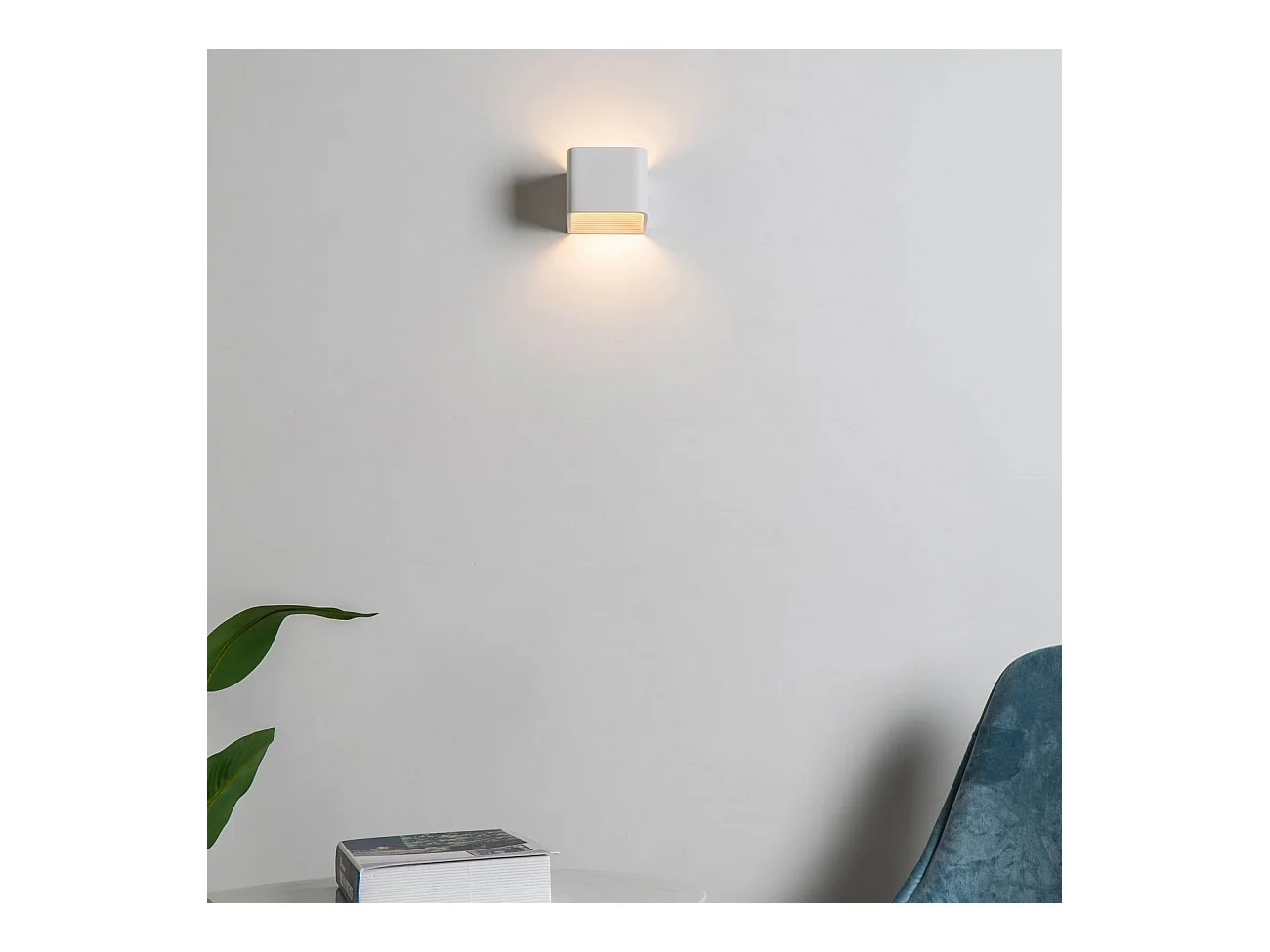 Applique Murale LED 6W compatible avec variateur - 10cm - Quadra