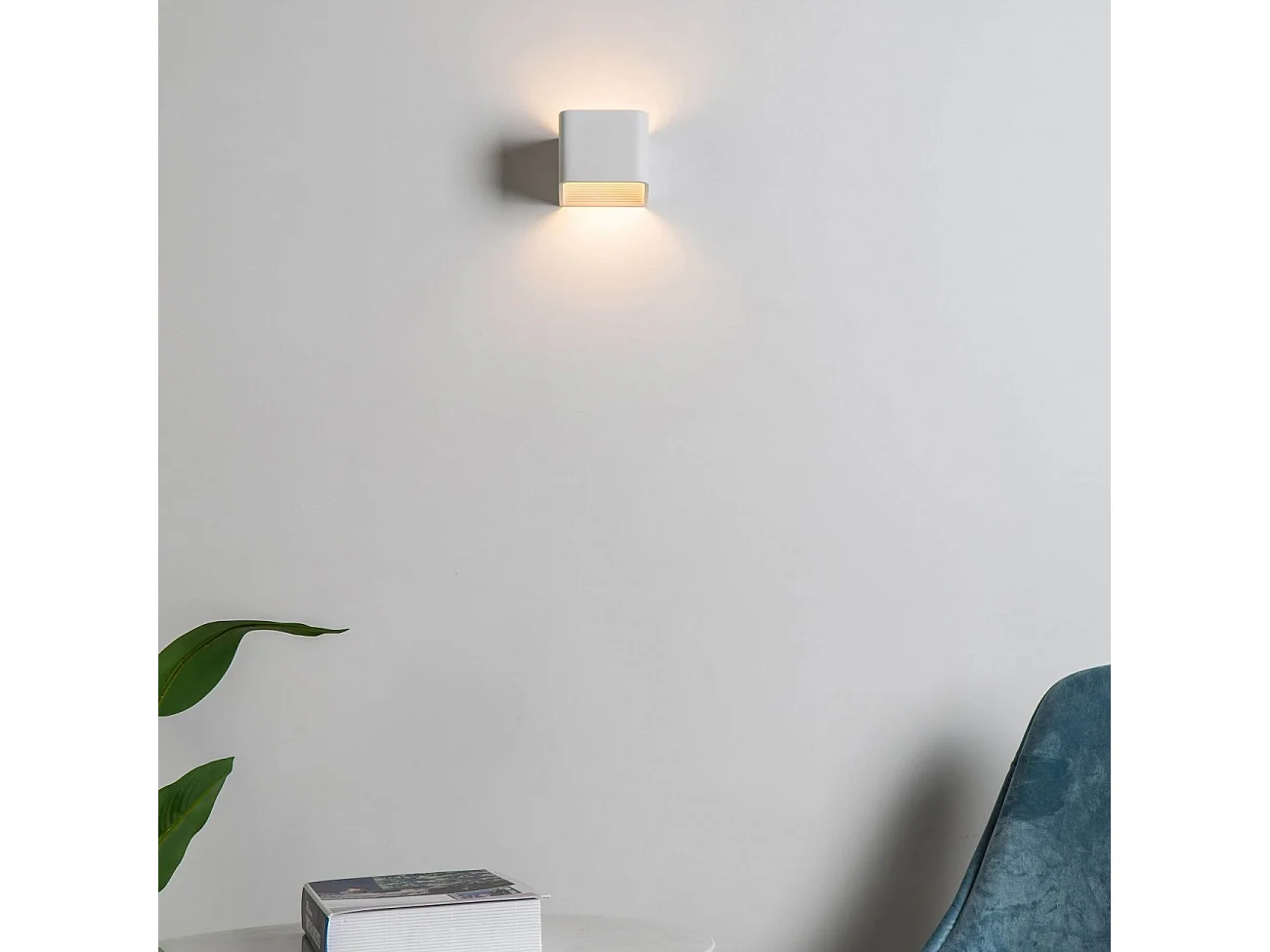 Applique Murale LED 6W compatible avec variateur - 10cm - Quadra