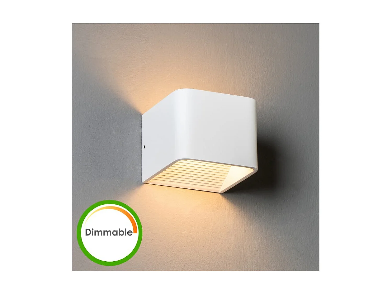 Applique Murale LED 6W compatible avec variateur - 10cm - Quadra