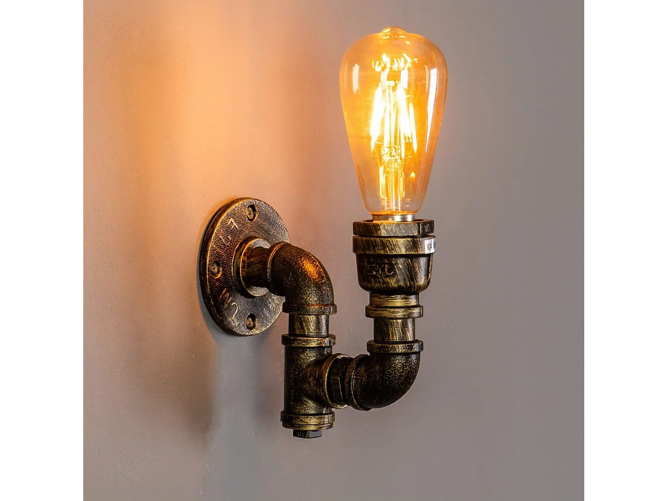 Applique industrielle vintage - Lumi