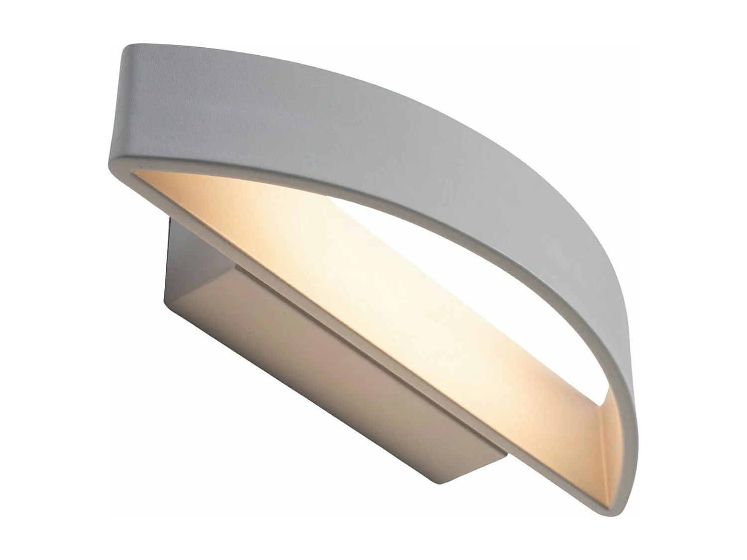 Applique blanche demi-cercle LED - Attica