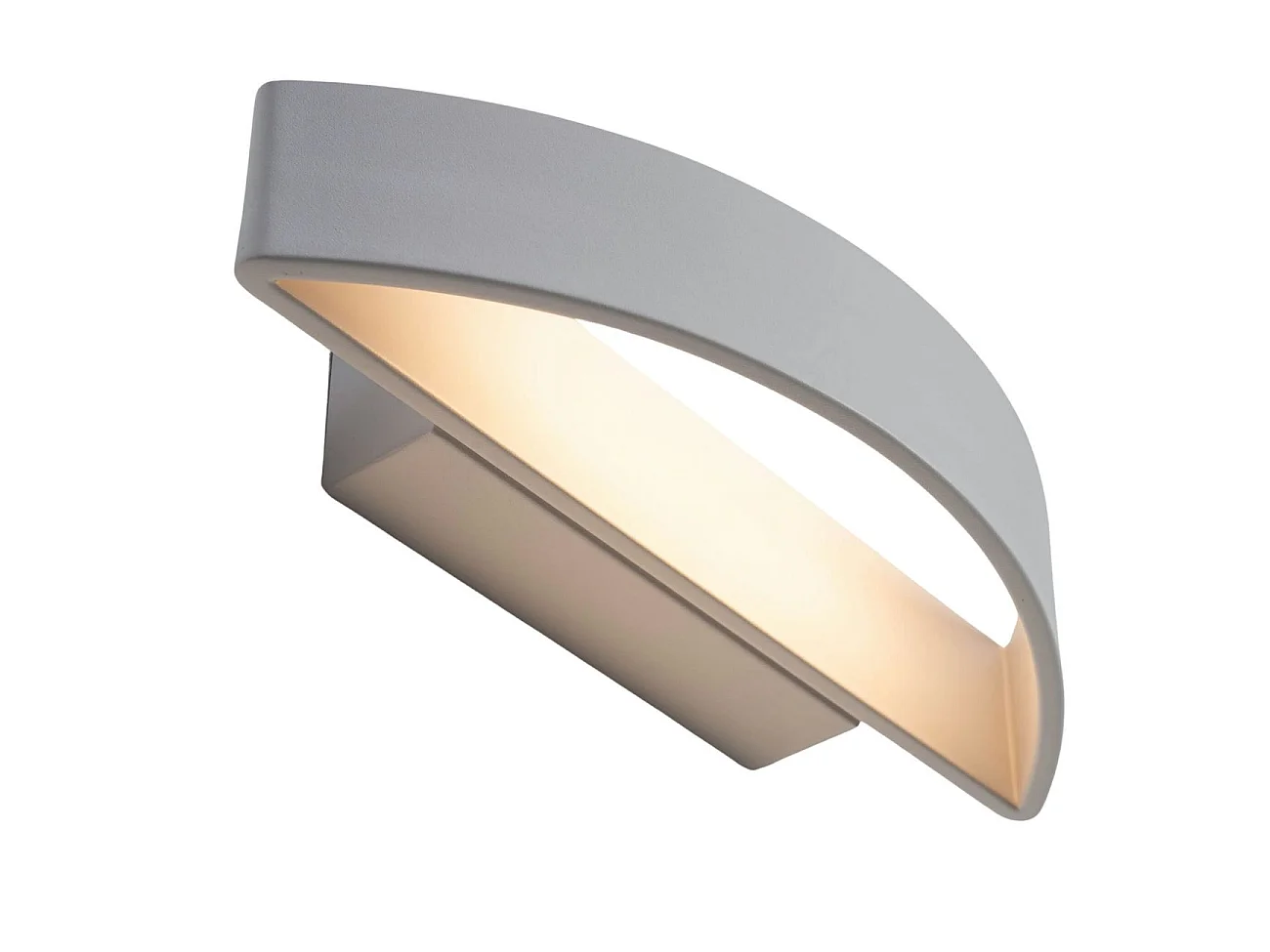 Applique blanche demi-cercle LED - Attica