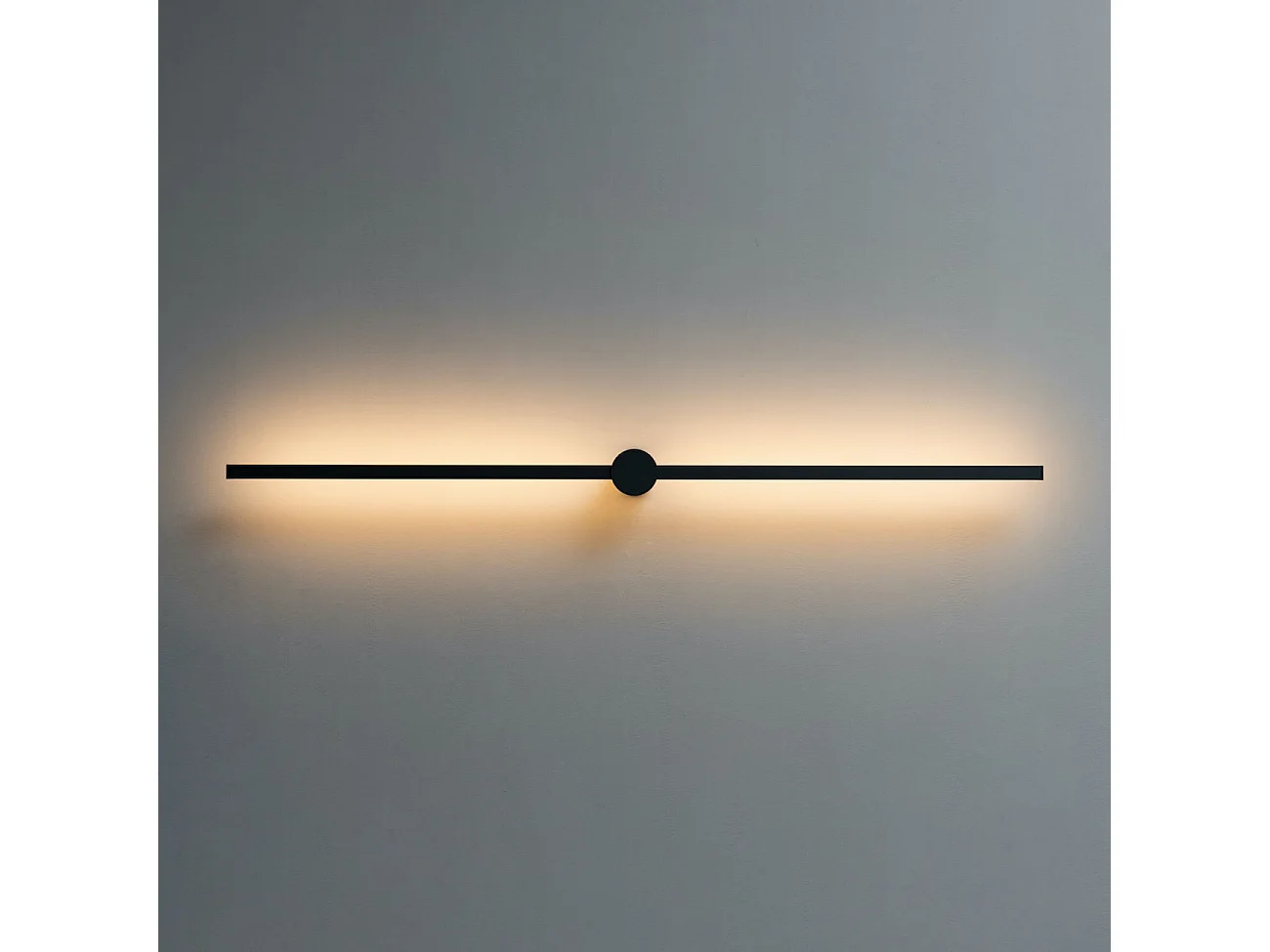 Longue applique ultra design noire 113 cm - Eydon