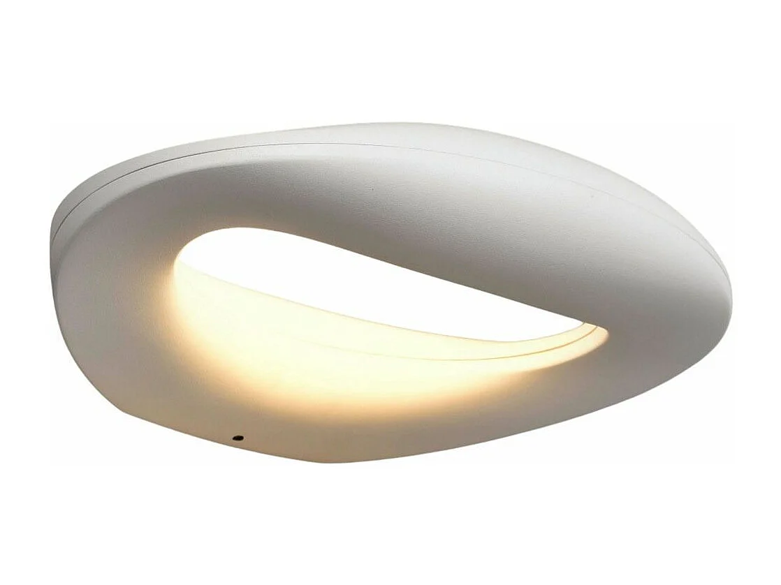 Applique blanche design LED aux courbes arrondies  - Melia