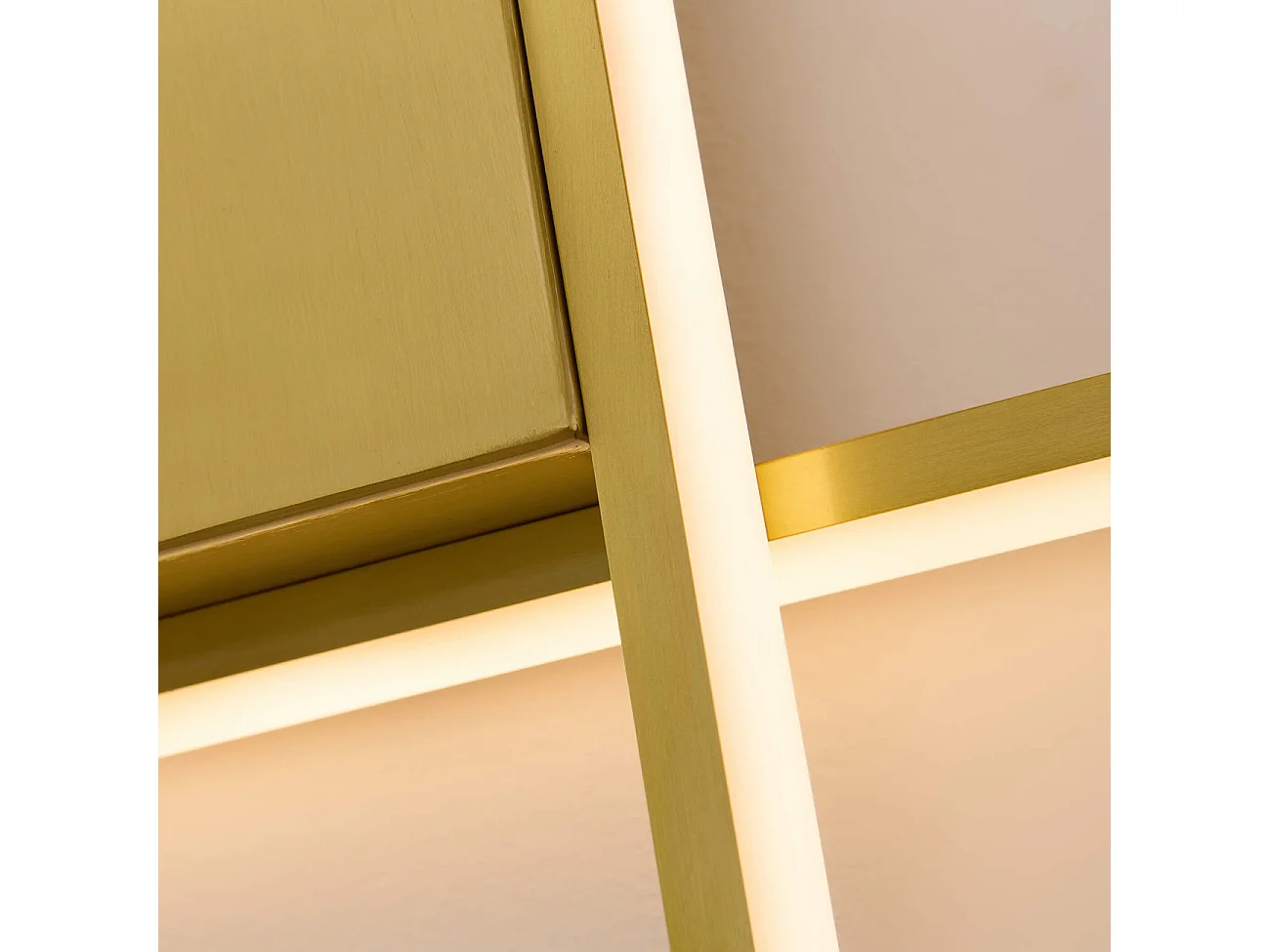 Applique laiton bras entrecroisé LED 30 cm - Fabio