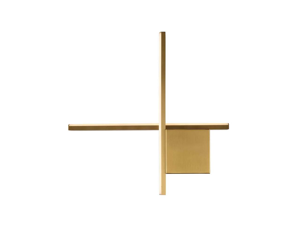 Applique laiton bras entrecroisé LED 30 cm - Fabio