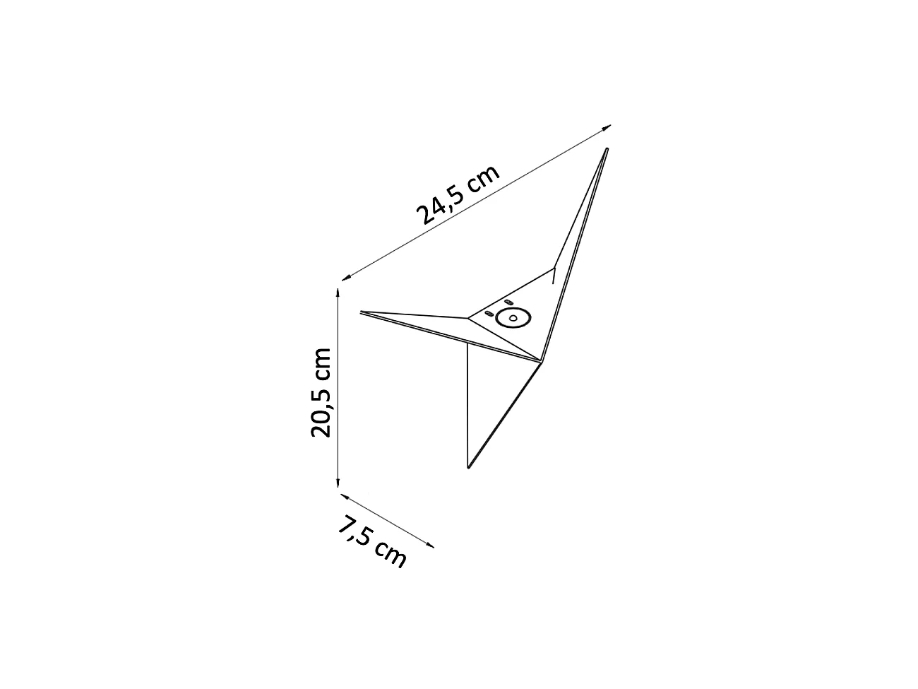 Applique murale LED ultra design - Blanc - London