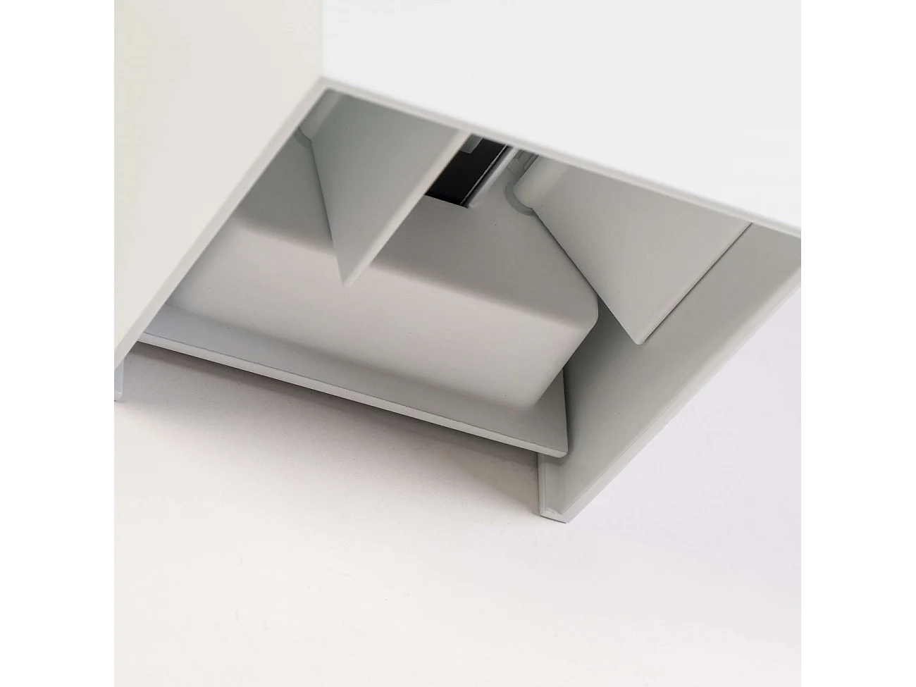 Applique LED design extérieur - blanc - angle ajustable - Cubic