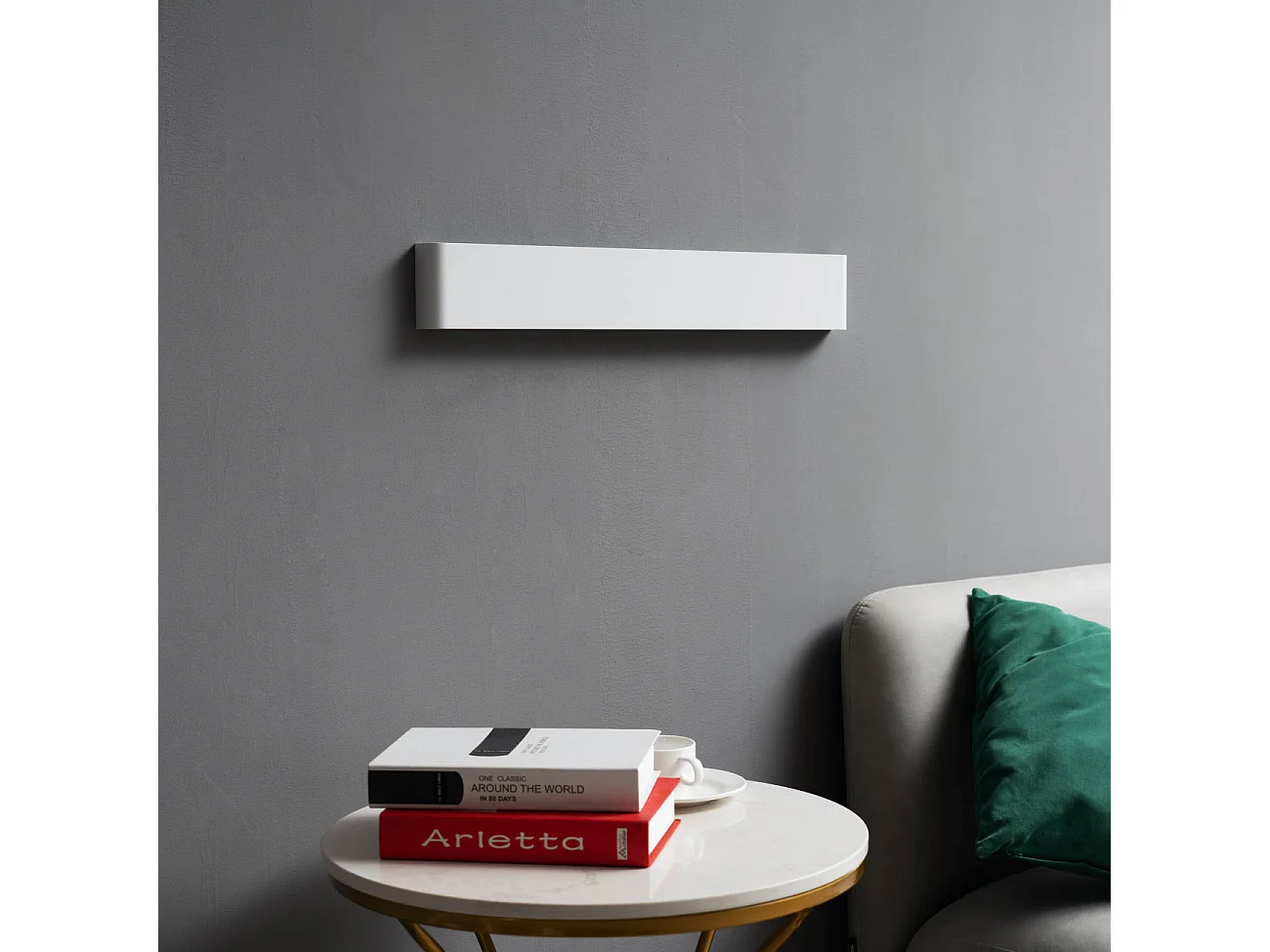 Applique murale longue et puissante à LED blanche - Oletta