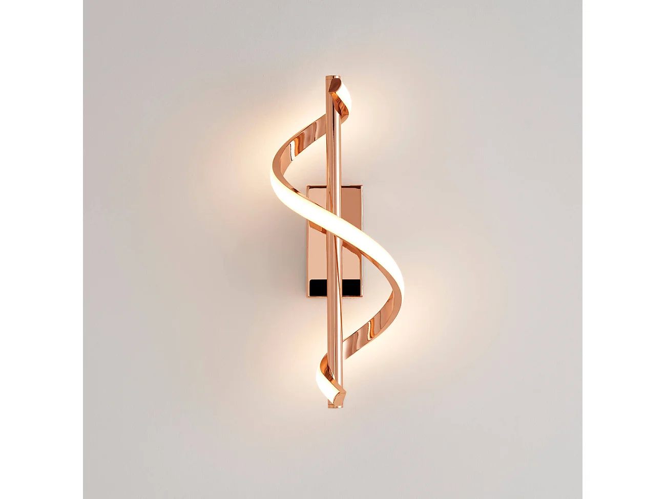 Applique LED torsade dorée scintillante - Simaria