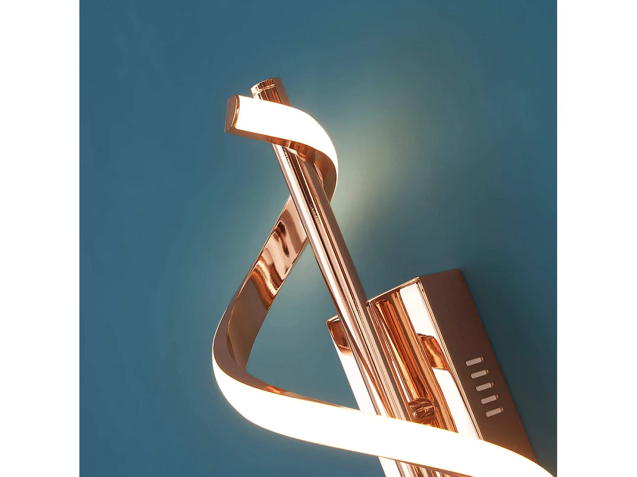 Applique LED torsade dorée scintillante - Simaria