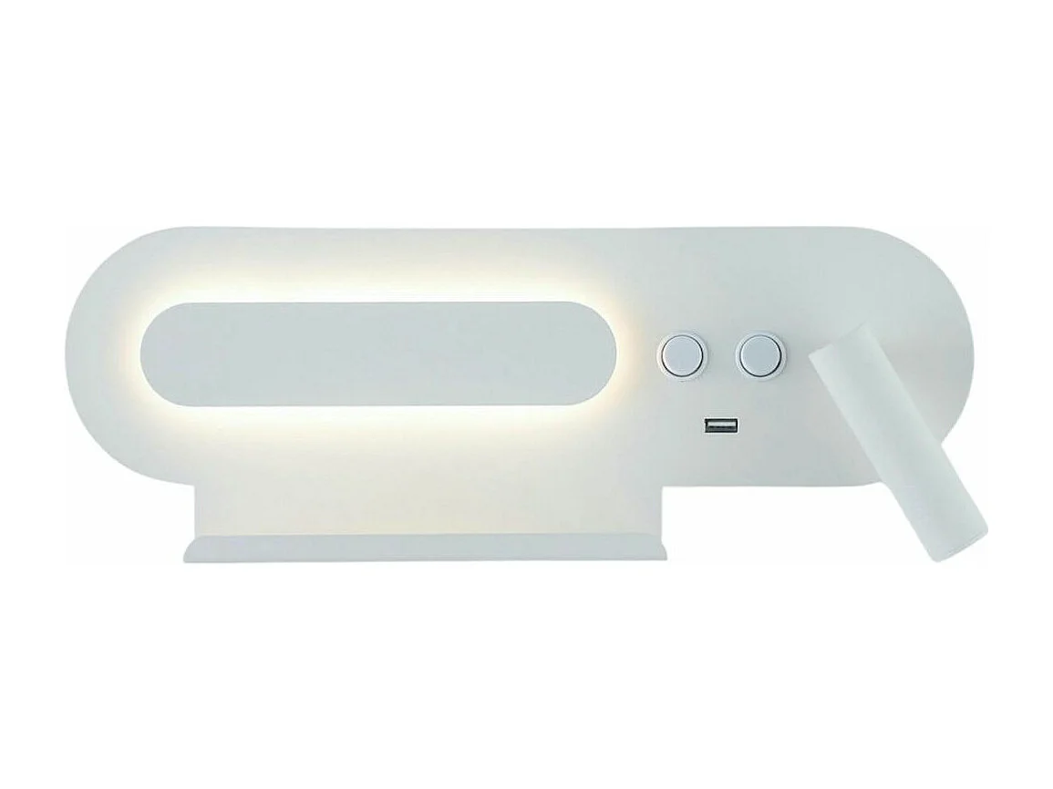 Applique tablette liseuse orientable blanche - Calleo