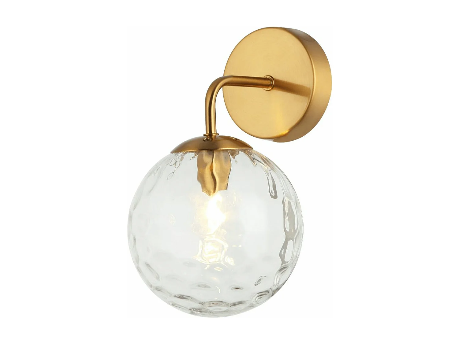 Applique murale boule de verre texturé - Winoa