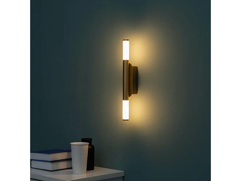Applique LED  double éclairage doré - Barletta