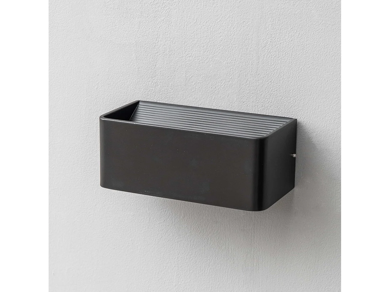 Applique noire LED compatible avec variateur  - Quadra