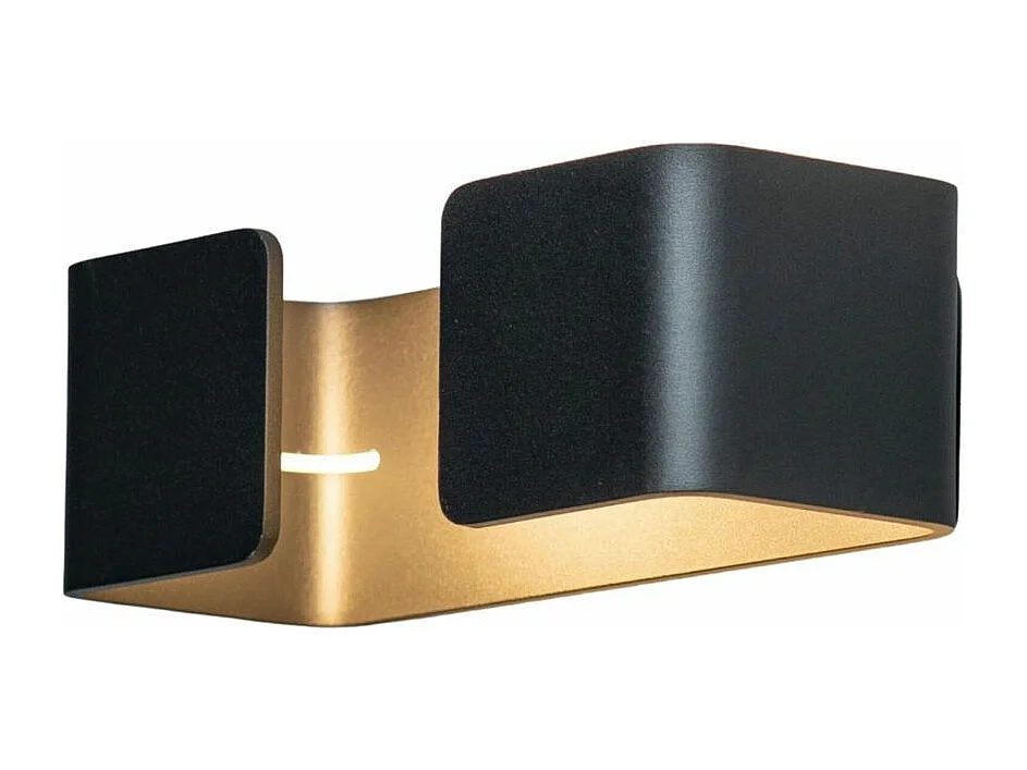 Applique design rectangulaire noire - Foss