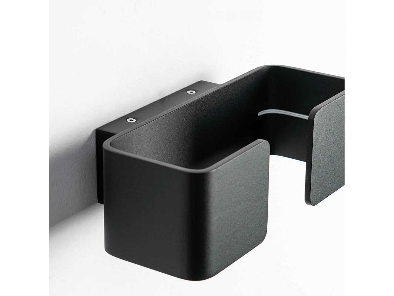 Applique design rectangulaire noire - Foss