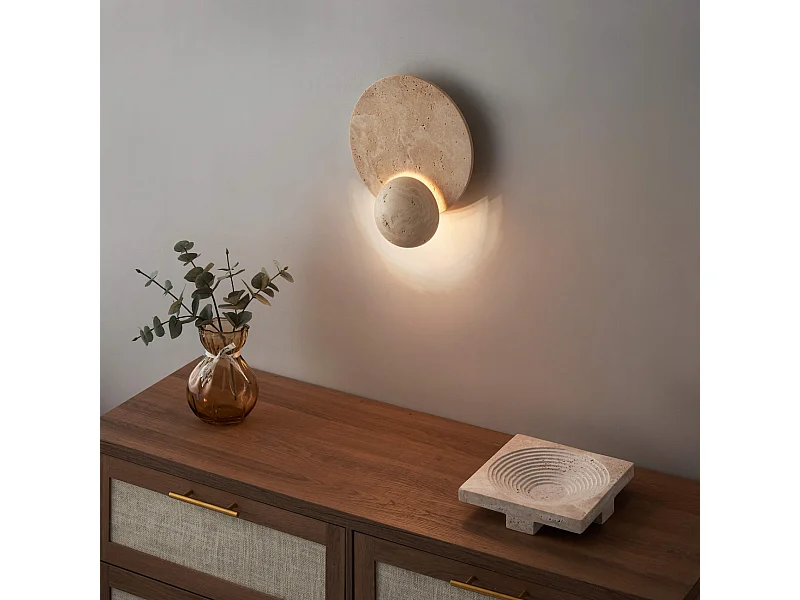 Applique murale en pierre éclairage d'ambiance - Orsola