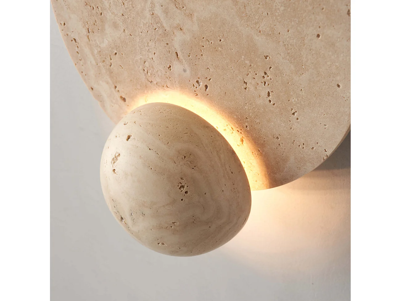 Applique murale en pierre éclairage d'ambiance - Orsola