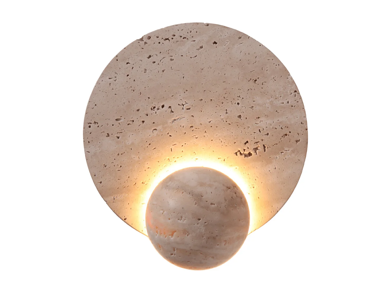 Applique murale en pierre éclairage d'ambiance - Orsola