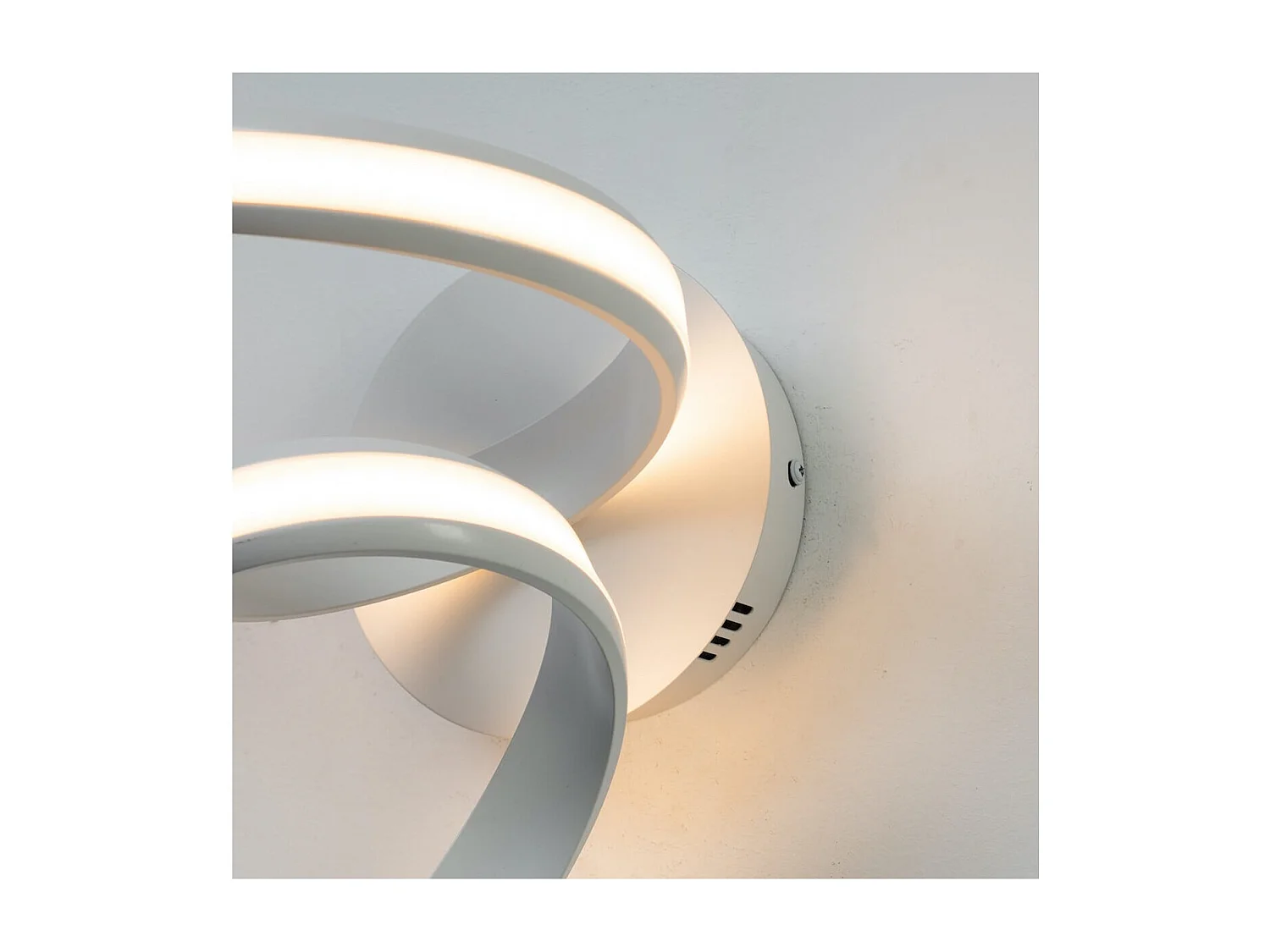 Applique ruban spirale LED blanche - Kauai