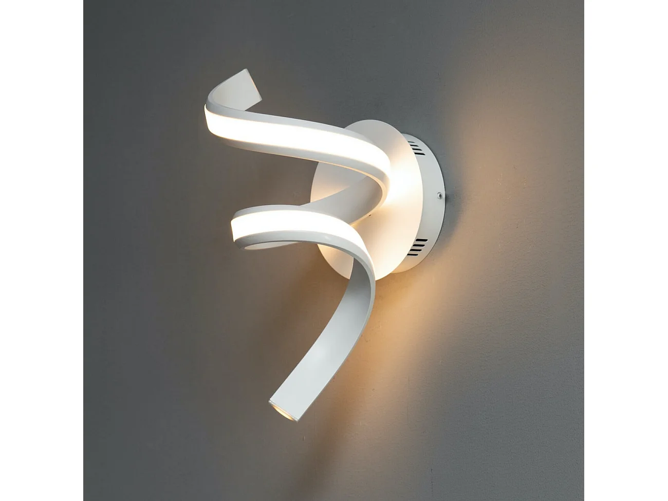 Applique ruban spirale LED blanche - Kauai