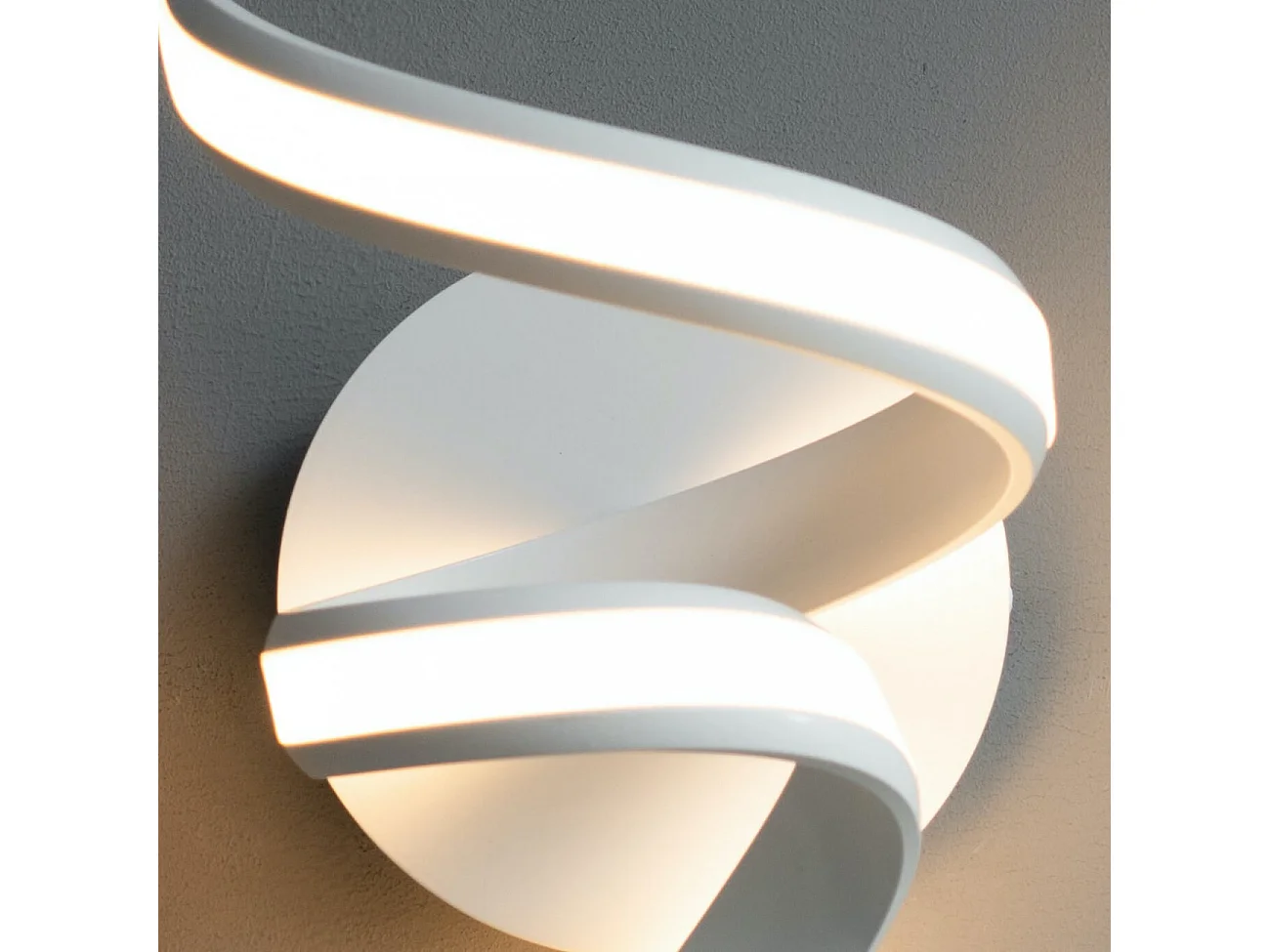 Applique ruban spirale LED blanche - Kauai