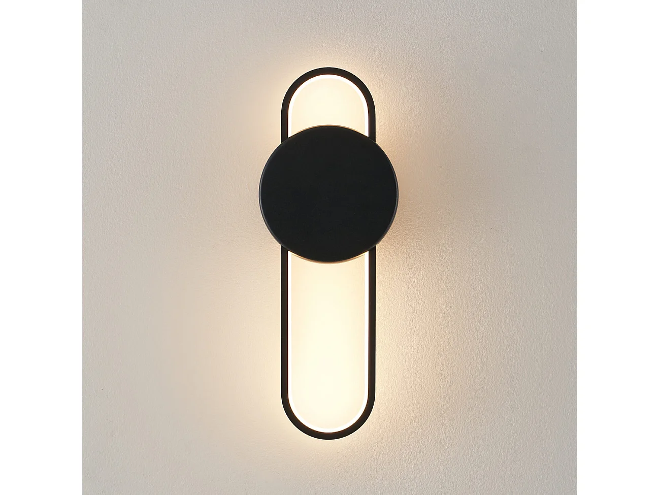 Applique tendance aluminium noir - Piani