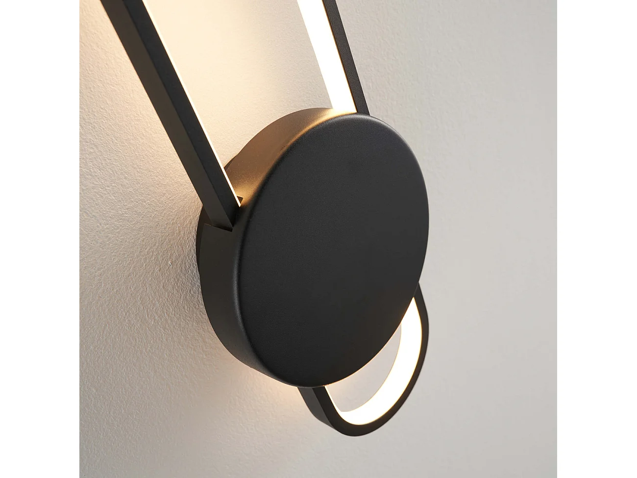 Applique tendance aluminium noir - Piani