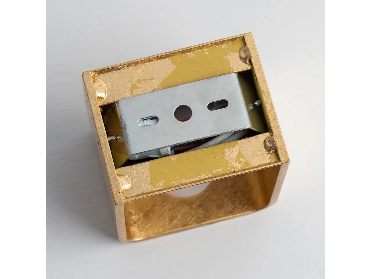 Éclairage mural à LED 6W - doré 10 cm - Quadra