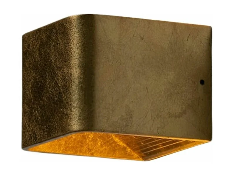 Éclairage mural à LED 6W - doré 10 cm - Quadra