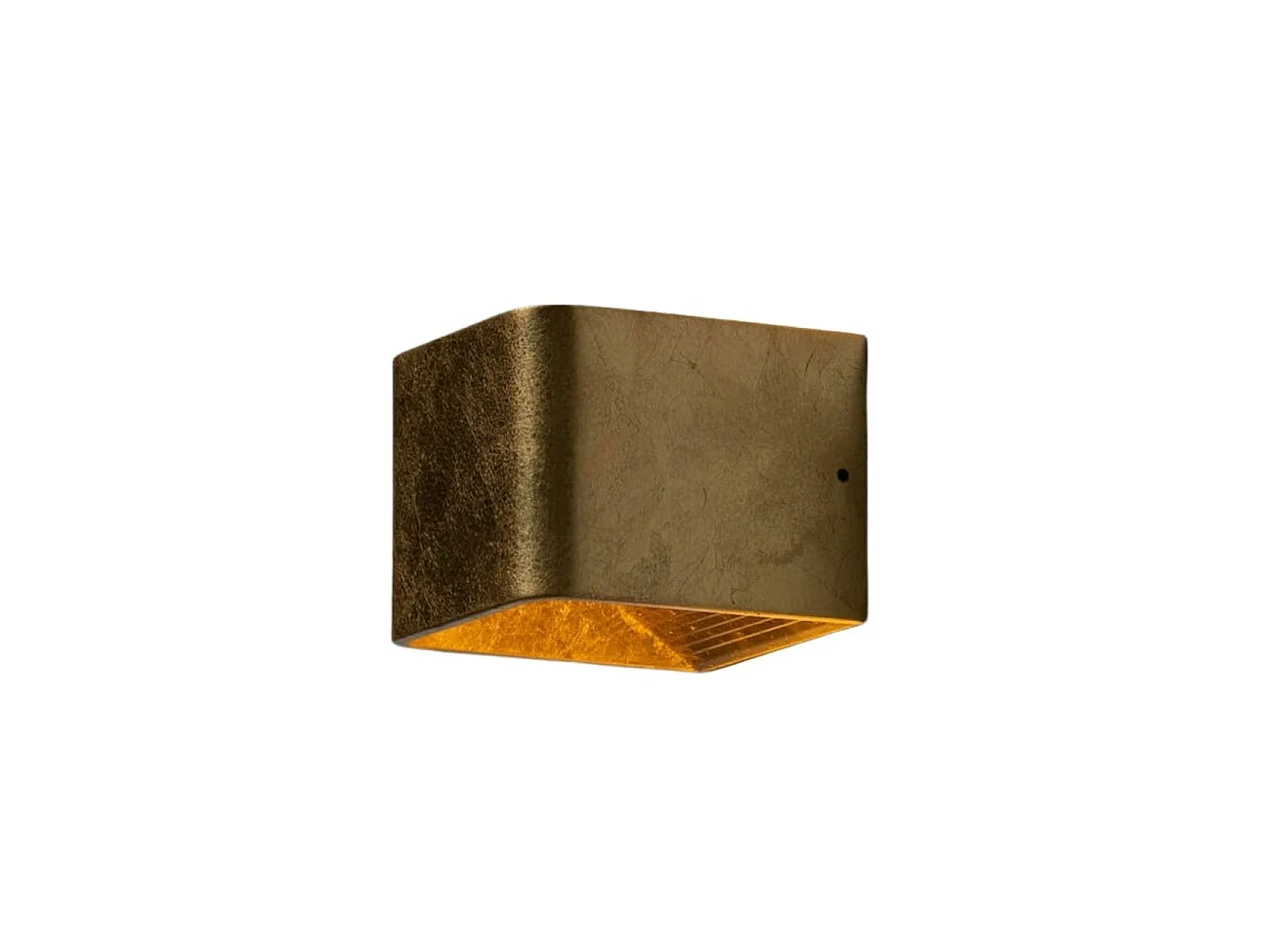 Éclairage mural à LED 6W - doré 10 cm - Quadra
