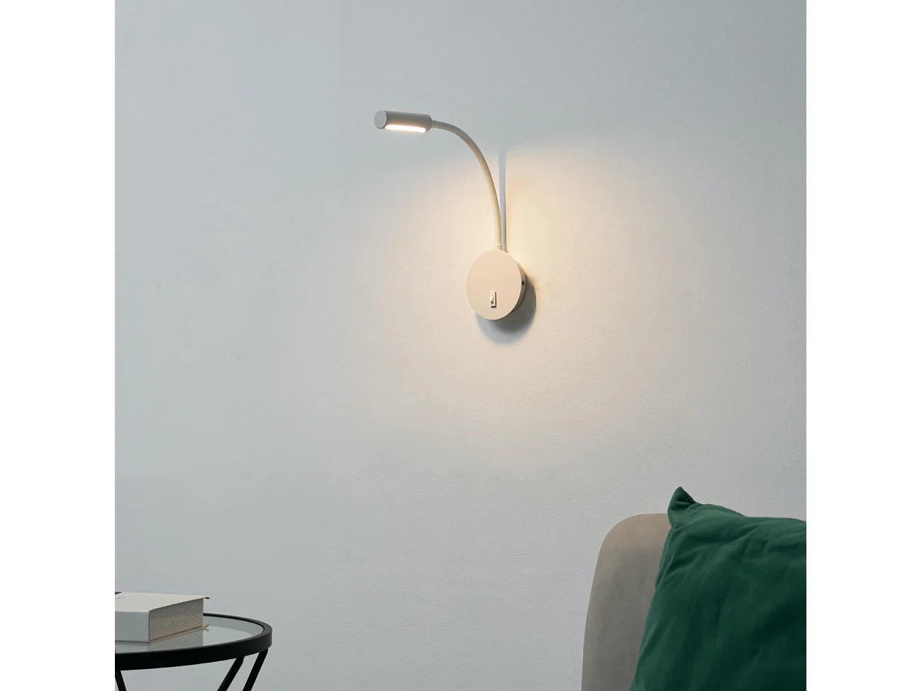 Liseuse LED orientable blanche - Norma